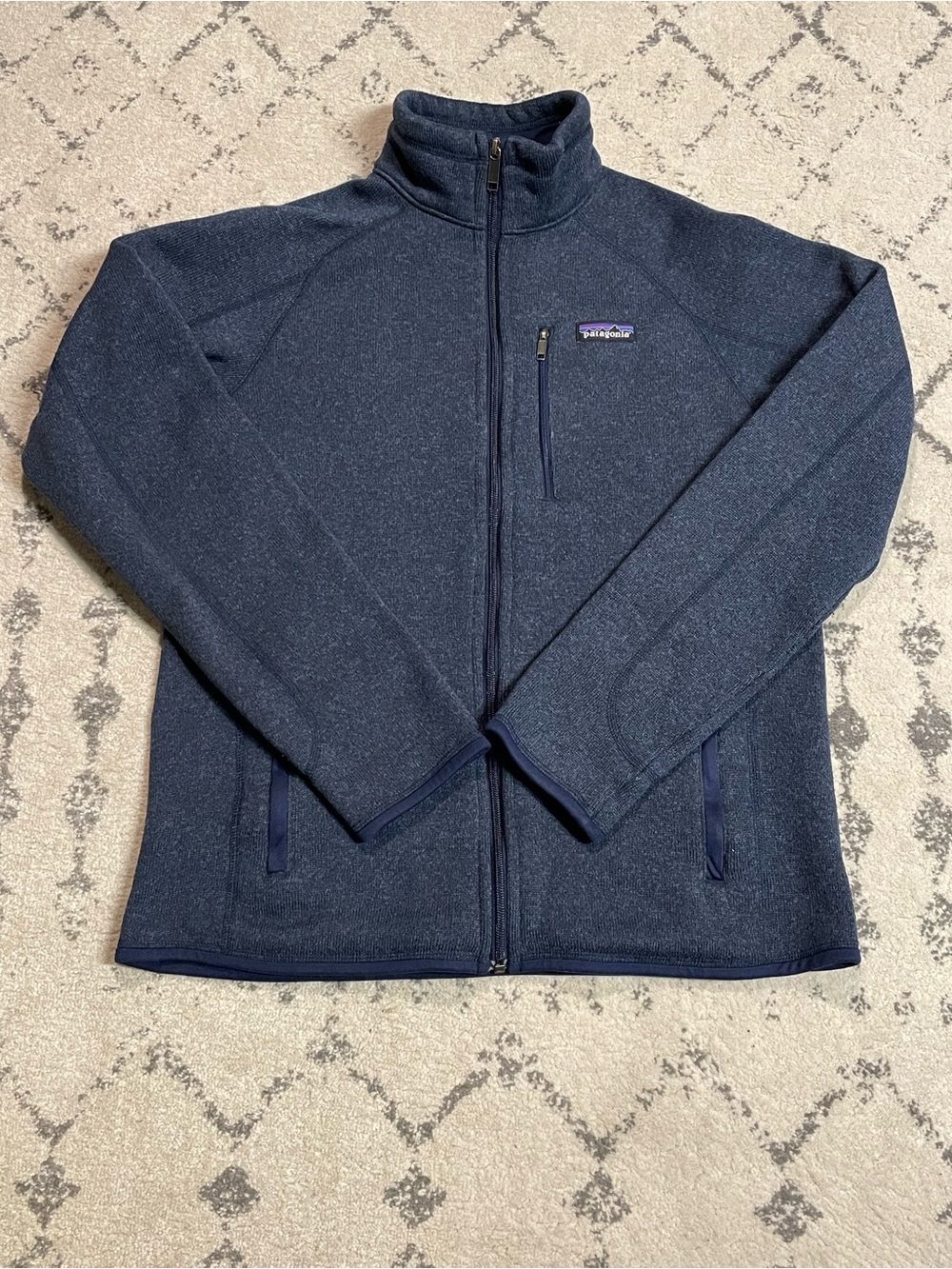 Patagonia Navy Full-Zip Better Sweater